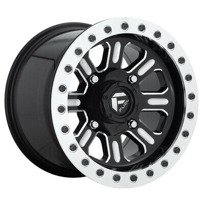 15X7 Fuel UTV D910 Hardline Beadlock Gloss Black-MIL 4X137 ET38 wheel/rim