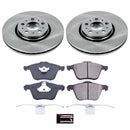 PowerStop OE Stock Replacement Low-Dust Ceramic Brake Pad and Rotor Kit