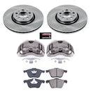 PowerStop OE Stock Replacement Low-Dust Ceramic Brake Pad, Rotor and Caliper Kit