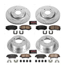 PowerStop Z23 Daily Driver Carbon-Fiber Ceramic Brake Pad and Drilled & Slotted