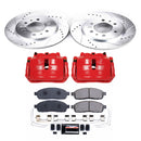 PowerStop Z23 Daily Driver Carbon-Fiber Ceramic Pads Drilled & Slotted Rotor & C