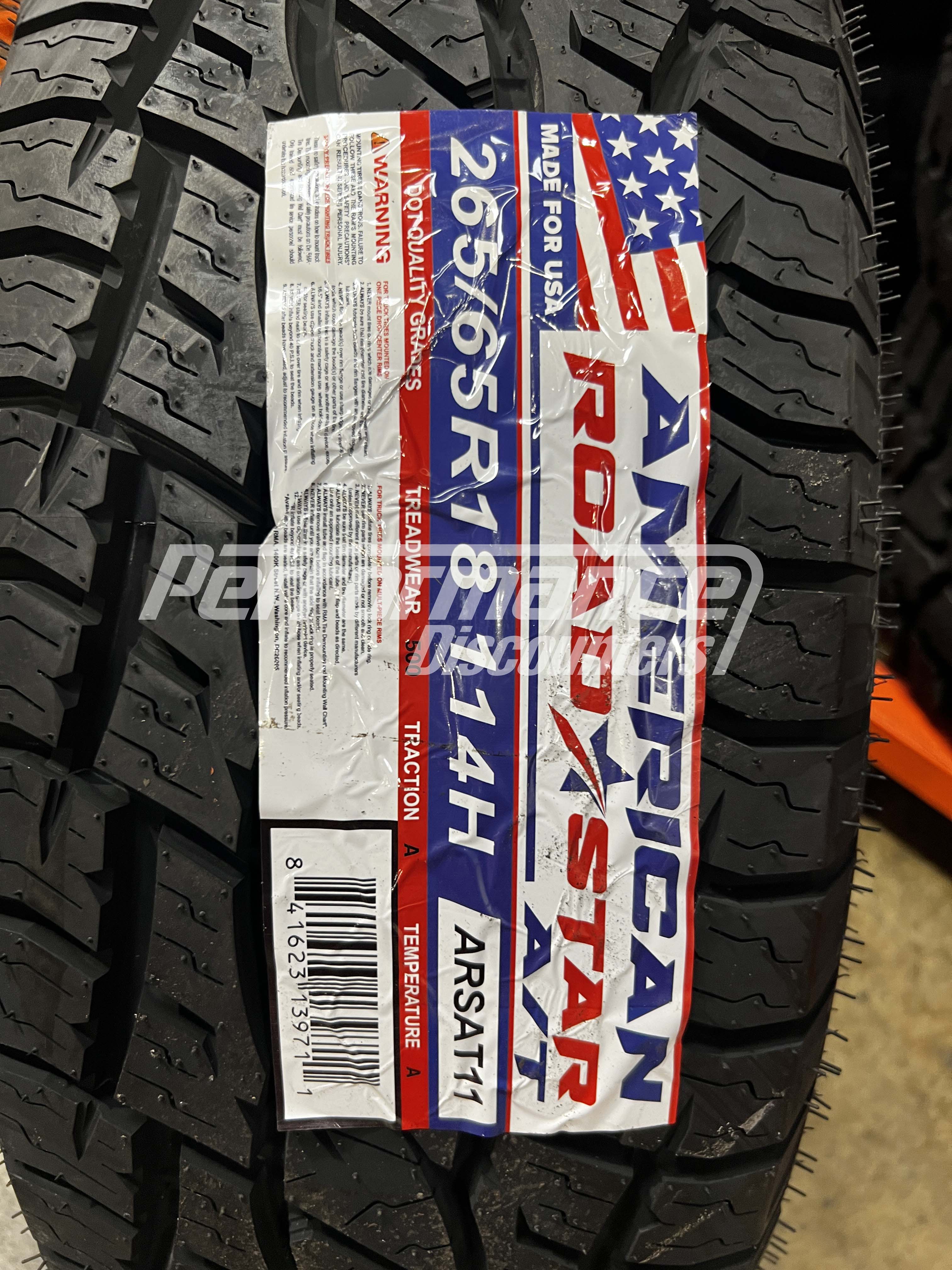 American Roadstar A/T Tire(s) 265/65R18 114H SL BSW 265 65 18 2656518