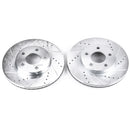 PowerStop Evolution Drilled Slotted Rotors Pair Front For Chevrolet Cobalt