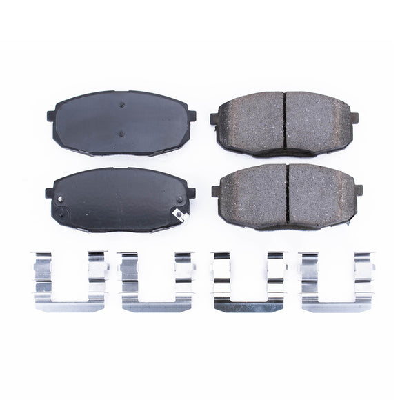PowerStop Z17 Evolution Ceramic Brake Pads With Hardware