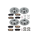 PowerStop OE Stock Replacement Low-Dust Ceramic Brake Pad and Rotor Kit