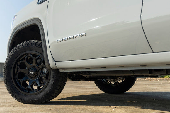 20x9 Rough Country 80 Series Semi Gloss Black Wheel 6x5.5 ET0 CB