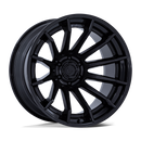 22x10 Fuel Off-Road FC403 Burn Matte Black Gloss Black Lip 6x139.7 ET-18 Wheel