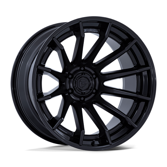 22x10 Fuel Off-Road FC403 Burn Matte Black Gloss Black Lip 6x139.7 ET-18 Wheel