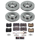 PowerStop OE Stock Replacement Low-Dust Ceramic Brake Pad and Rotor Kit