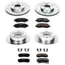 PowerStop Z23 Daily Driver Carbon-Fiber Ceramic Brake Pad and Drilled & Slotted