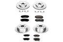 PowerStop Z23 Daily Driver Carbon-Fiber Ceramic Brake Pad and Drilled & Slotted