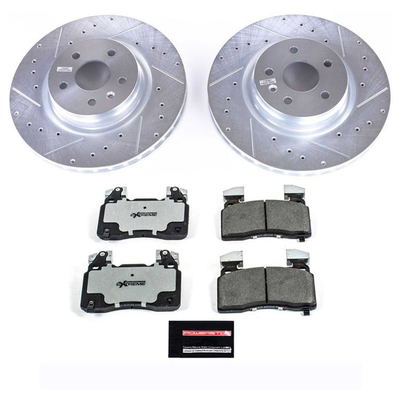 PowerStop Z26 Street Performance Ceramic Brake Pad and Drilled & Slotted Rotor K