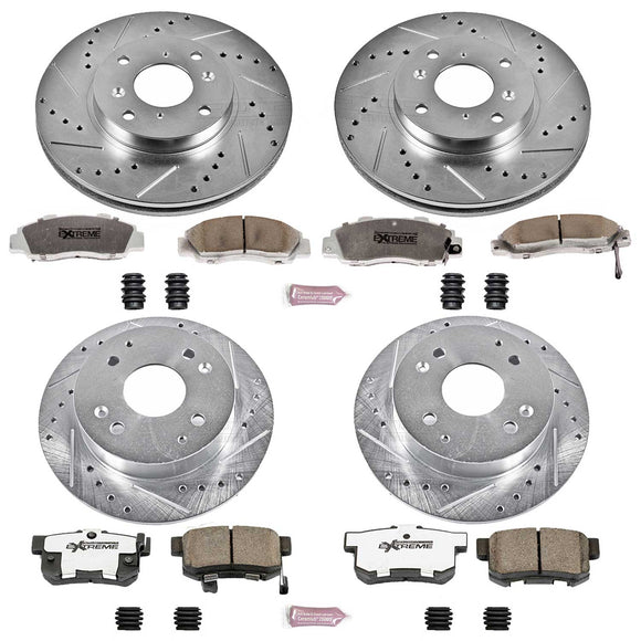 PowerStop Z26 Street Performance Ceramic Brake Pad and Drilled & Slotted Rotor K