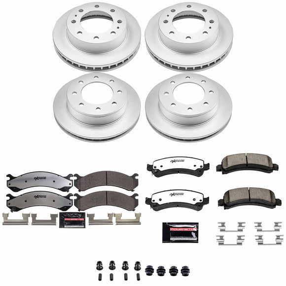 Z36 Truck & Tow Premium Carbon-Fiber Ceramic Brake Pad and Fully Coated Rotor Ki