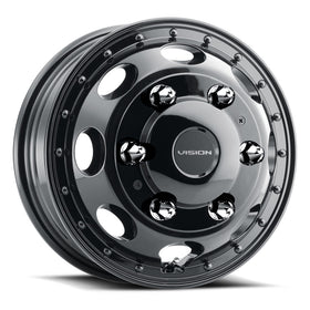 16x5.5 Vision 181Z Hauler Gloss Black 6x205 ET120.05 Wheel Rim