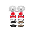 PowerStop Z23 Daily Driver Carbon-Fiber Ceramic Pads Drilled & Slotted Rotor & C