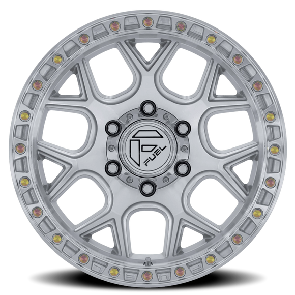 17x9 Fuel Off-Road Puma Gloss Silver Wheel 5x127 ET-12 CB71.5