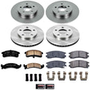 PowerStop OE Stock Replacement Low-Dust Ceramic Brake Pad and Rotor Kit
