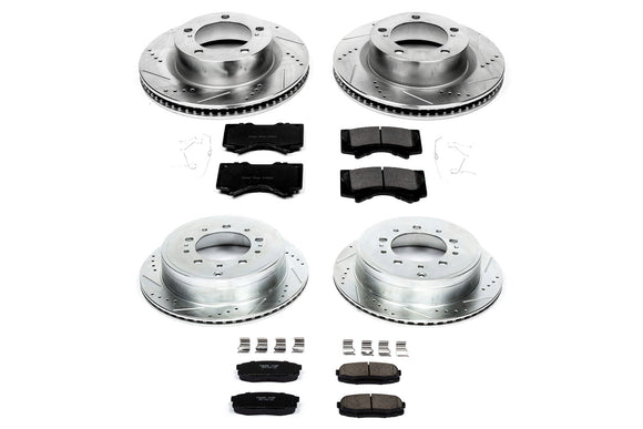 PowerStop Z23 Daily Driver Carbon-Fiber Ceramic Brake Pad and Drilled & Slotted