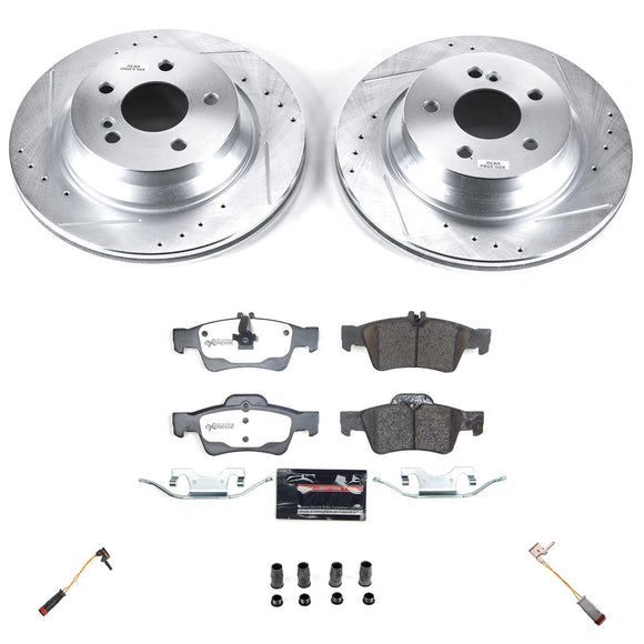 Z26 Street Performance Ceramic Brake Pad and Drilled & Slotted Rotor Kit