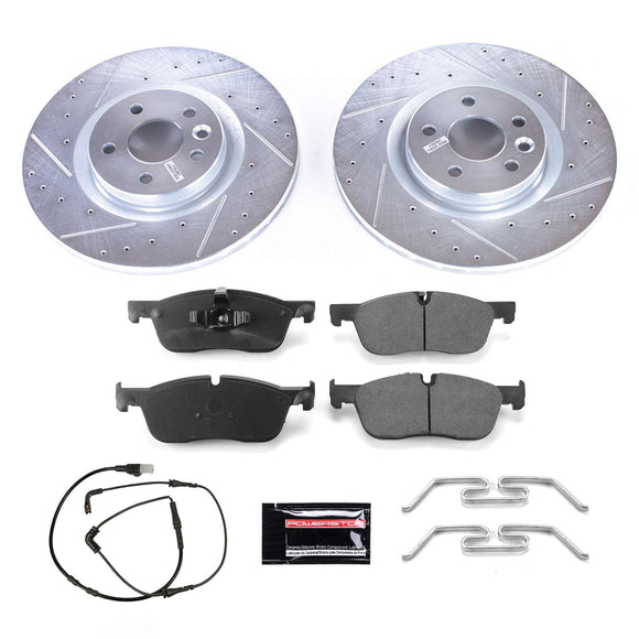 PowerStop Z23 Daily Driver Carbon-Fiber Ceramic Brake Pad and Drilled & Slotted