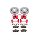 PowerStop Z36 Truck and SUV Ceramic Brake Pad, Drilled & Slotted Rotor, and Cali