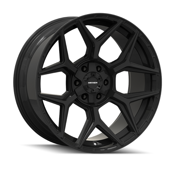 22x10 Mayhem Vanquish Gloss Black 6x135 ET-19 CB106.1 Wheel Rim