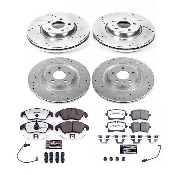 PowerStop Z26 Street Performance Ceramic Brake Pad and Drilled & Slotted Rotor K