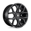 22x9.5 DUB Royalty Gloss Black Wheel/Rim 6x135 6-135 22-9.5-1