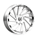 20X7 MSA OFFROAD WHEELS M46 BLADE Chrome 4X137 ET0 wheel/rim