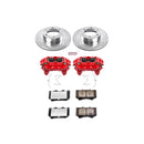 PowerStop Z36 Truck and SUV Ceramic Brake Pad, Drilled & Slotted Rotor, and Cali