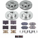 PowerStop OE Stock Replacement Low-Dust Ceramic Brake Pad and Rotor Kit