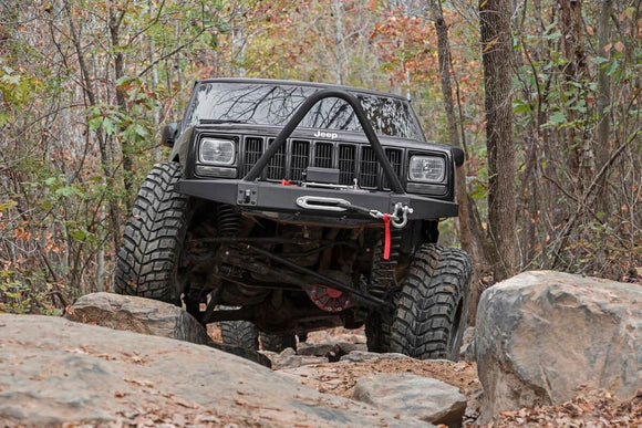 Rough Country Front Winch Bumper For Jeep Cherokee XJ 2WD 4WD 1984-2001