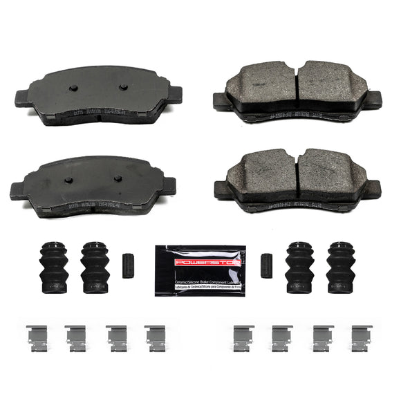 PowerStop Z23 Evolution Sport Carbon-Fiber Brake Pads With Hardware