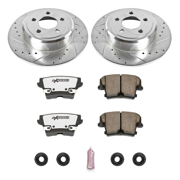 PowerStop Z26 Street Performance Ceramic Brake Pad and Drilled & Slotted Rotor K