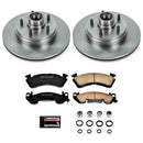PowerStop OE Stock Replacement Low-Dust Ceramic Brake Pad and Rotor Kit