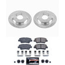 PowerStop Z23 Daily Driver Carbon-Fiber Ceramic Brake Pad and Drilled & Slotted