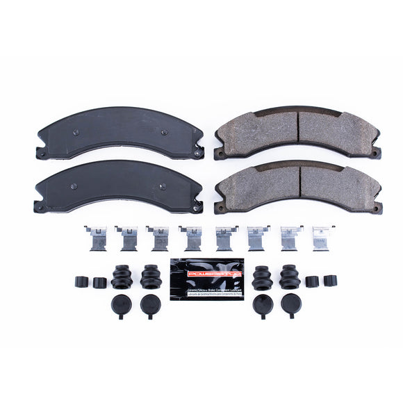 PowerStop Z23 Evolution Sport Carbon-Fiber Brake Pads With Hardware