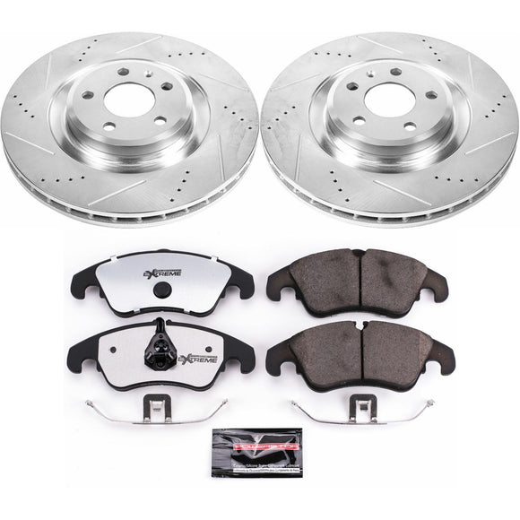 PowerStop Z26 Street Performance Ceramic Brake Pad and Drilled & Slotted Rotor K