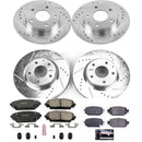 PowerStop Z23 Daily Driver Carbon-Fiber Ceramic Brake Pad and Drilled & Slotted