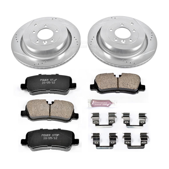 PowerStop Z23 Daily Driver Carbon-Fiber Ceramic Brake Pad and Drilled & Slotted