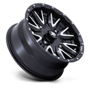 24X7 MSA OFFROAD WHEELS M49 Creed Matte Black Machined 4x156 ET0 Wheel Rim