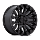 18x9 Fuel Off-Road D831 Quake Blackout 6x135 ET1 CB87.1 Wheel Rim