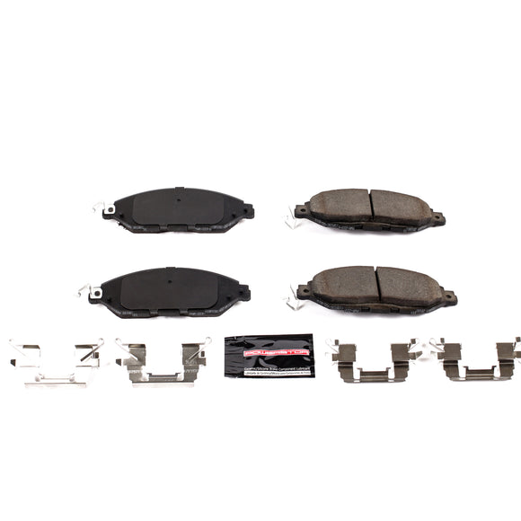 PowerStop Z23 Evolution Sport Carbon-Fiber Brake Pads With Hardware