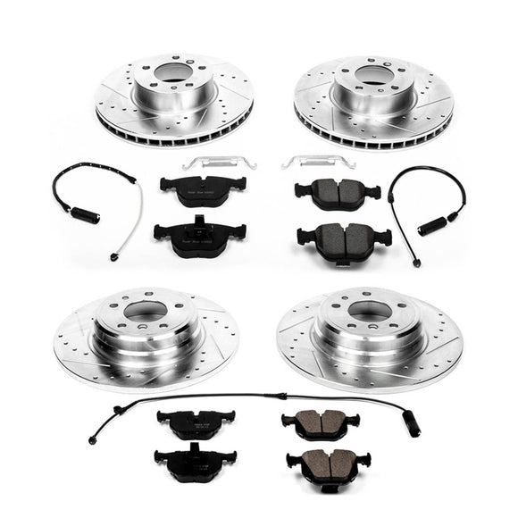 PowerStop Z23 Daily Driver Carbon-Fiber Ceramic Brake Pad and Drilled & Slotted