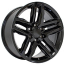 20" Replica CV34B fits Chevrolet Silverado 1500 20x9 Gloss Black