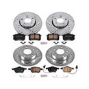 PowerStop Z23 Daily Driver Carbon-Fiber Ceramic Brake Pad and Drilled & Slotted