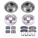 PowerStop OE Stock Replacement Low-Dust Ceramic Brake Pad and Rotor Kit