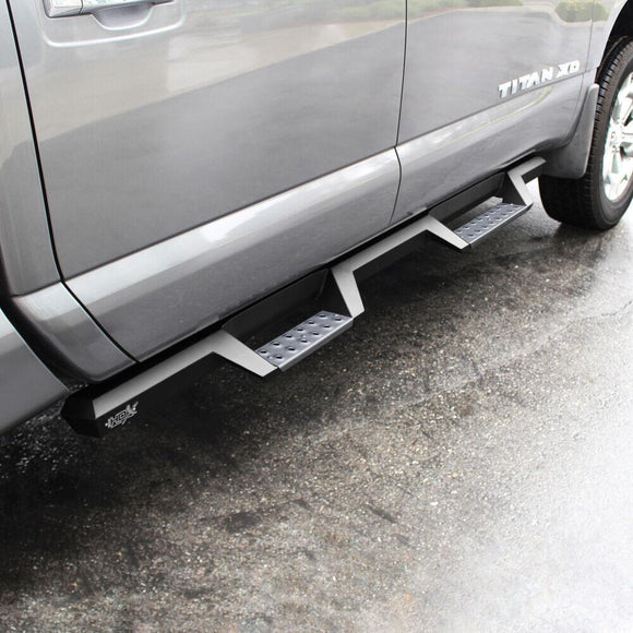 Westin HDX Stainless Drop Nerf Step Bars Textured Black 56-140252