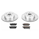PowerStop Z23 Daily Driver Carbon-Fiber Ceramic Brake Pad and Drilled & Slotted